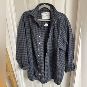 Frank + Eileen - Flannel Shirley 🖤 🩶- Large